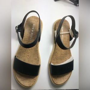 Mattiep Flat Sandals Black 5.5M